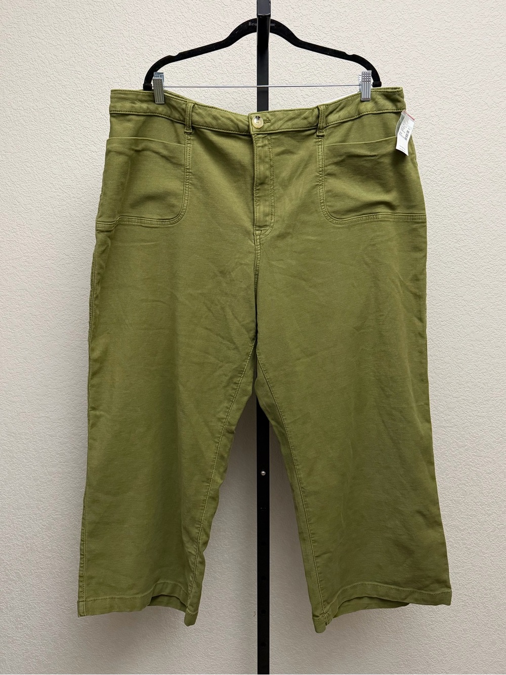 Maurices Women’s Plus Olive Utility Wide-Leg Pants NWT Retails $57